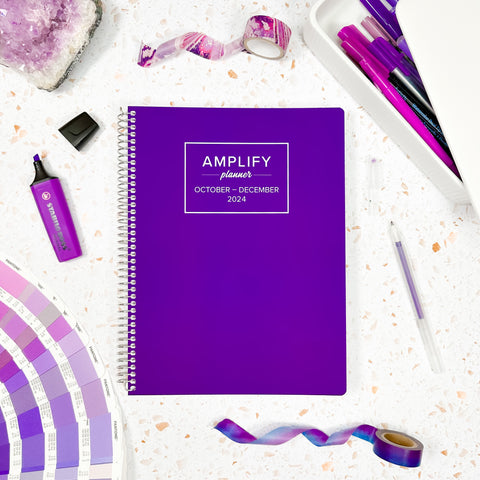 amethyst quarterly amplify planner