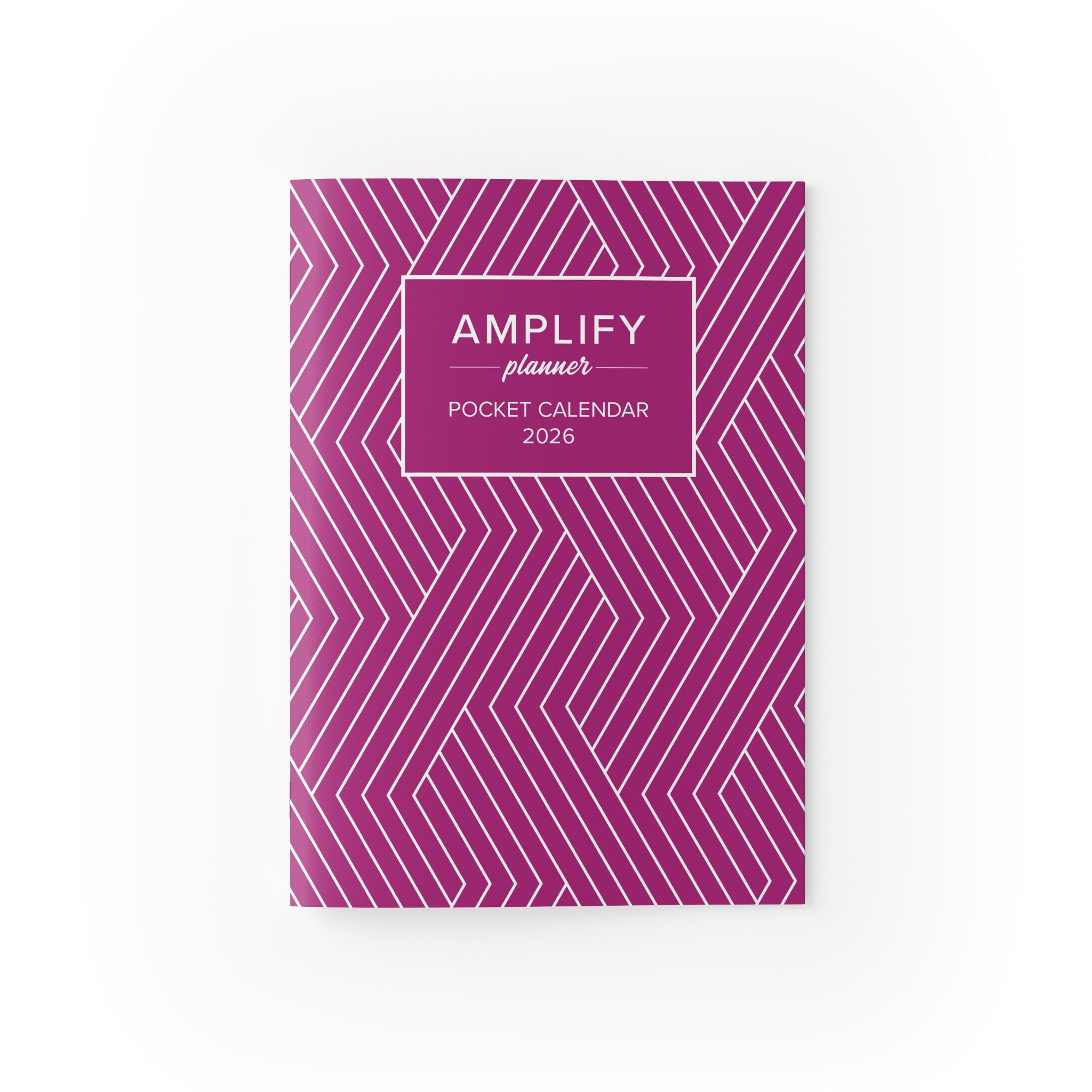 2026 Amplify Planner pocket calendar in the color boldy berry