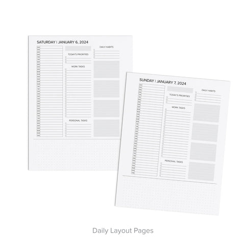 Daily Printable Planner | October-December 2024
