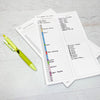 Daily Notepad - Hourly Timeline