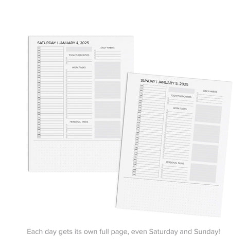Daily Printable Planner | April-June 2025