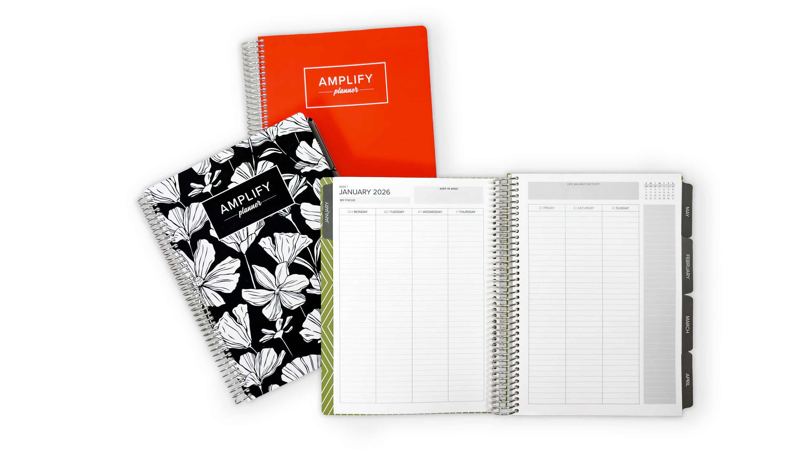 july 2025 - june 2026 amplify planner stack