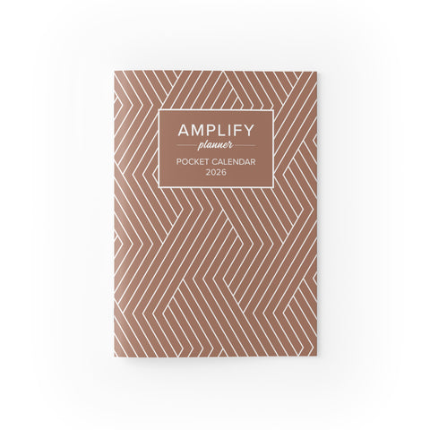 2026 Amplify Planner pocket calendar in the color grounded routine