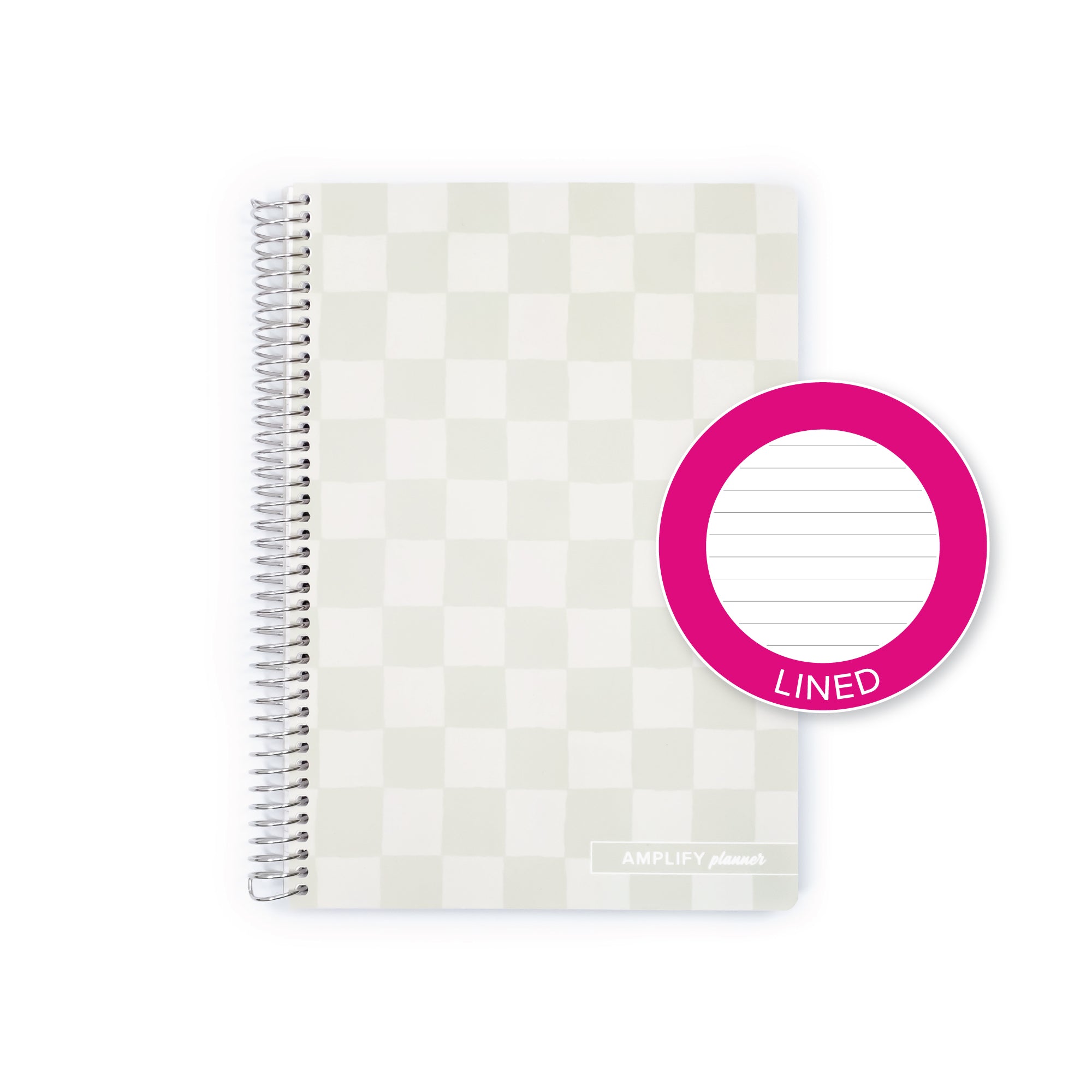 Simply Checkered Spiral Notebook