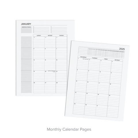 Amplify Planner 2025 Weekly printable Planner monthly layout