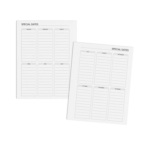 Amplify Planner 2026 Weekly printable Planner special dates pages