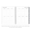 Peaceful Mauve Yearly Planner January-December 2024