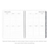 Focus Teal Yearly Planner January-December 2024
