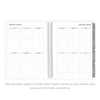 Creative Black Yearly Planner | July 2023-June 2024
