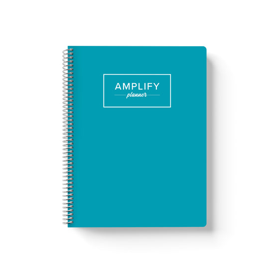 teal horizon july start academic yearly amplify planner