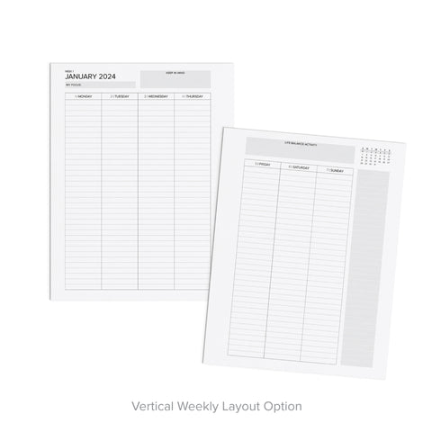 Weekly Printable Planner | January-December 2024