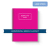 Hot Pink Undated Planner - Yearly
