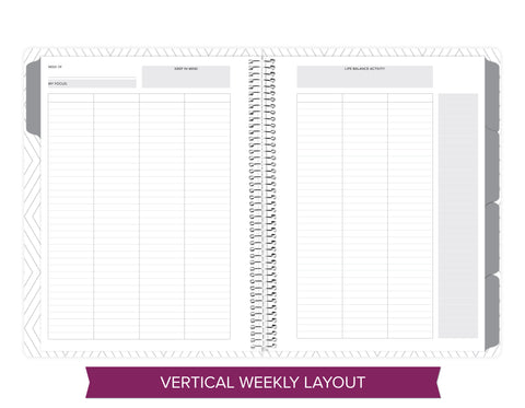 Weekly Undated Planner - Navy