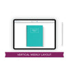 Teal Undated Digital Planner