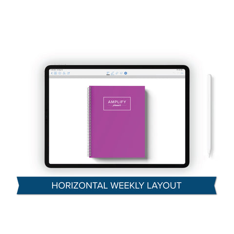 Daily Undated Digital Planner - Violet